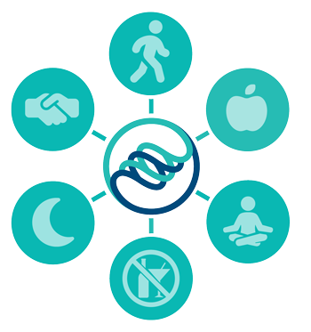 Health 360 Pillars graphic