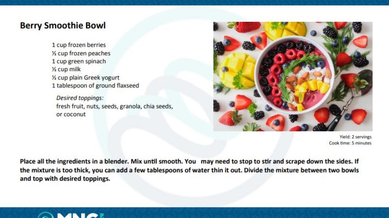 Berry Smoothie Recipe