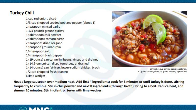 Turkey Chili Recipe